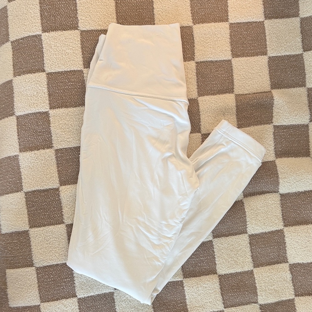 lululemon athletica Cream High-Waist Leggings